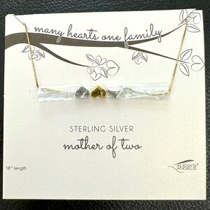 Mother of Two Necklace